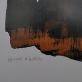 Pierre Soulages: Etching XVI - Original signed poster