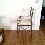 Wrought iron chair