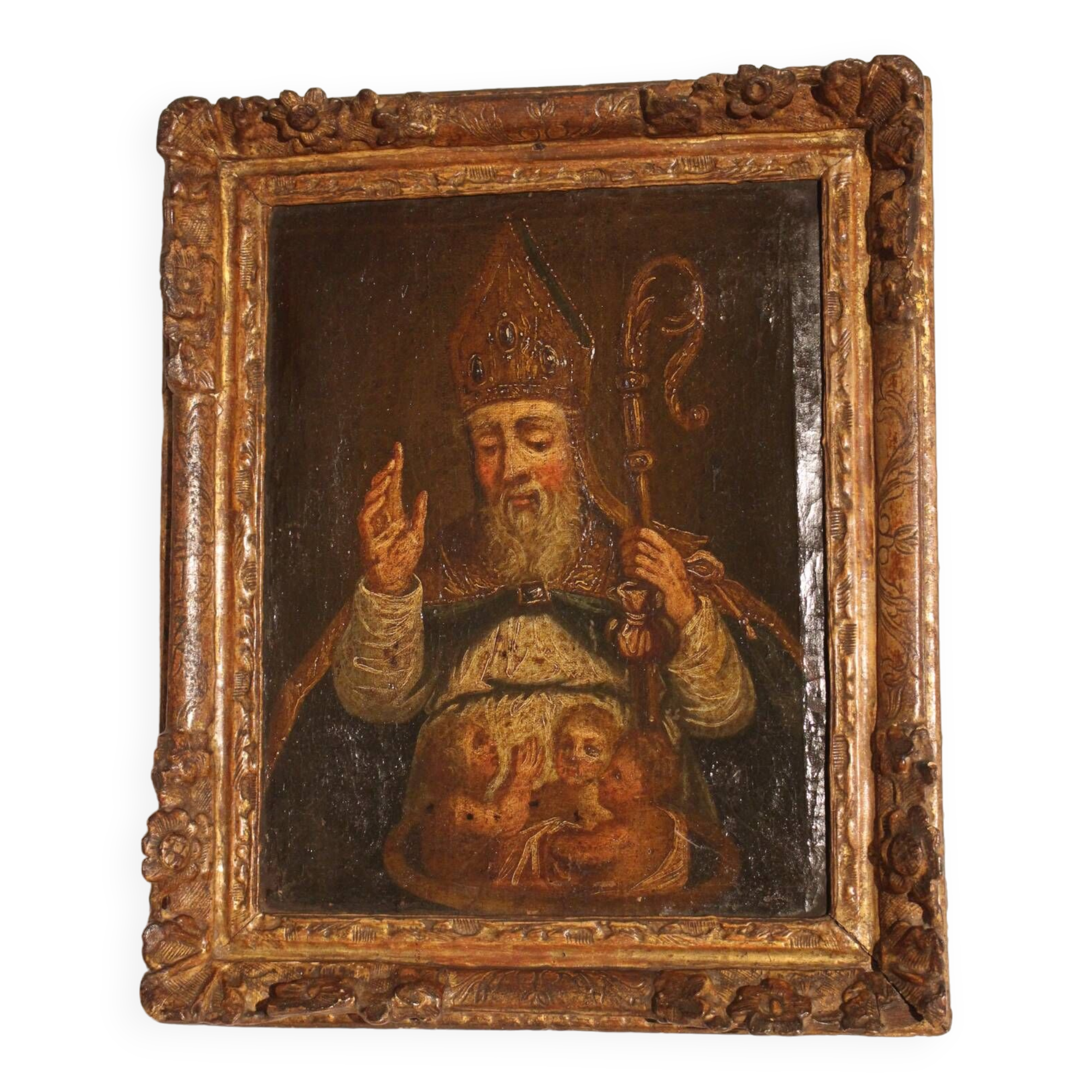 Painting of Saint Nicholas 16th century