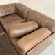 Modular corner sofa DS-76 in brown leather, designed by De Sede, 1980s.