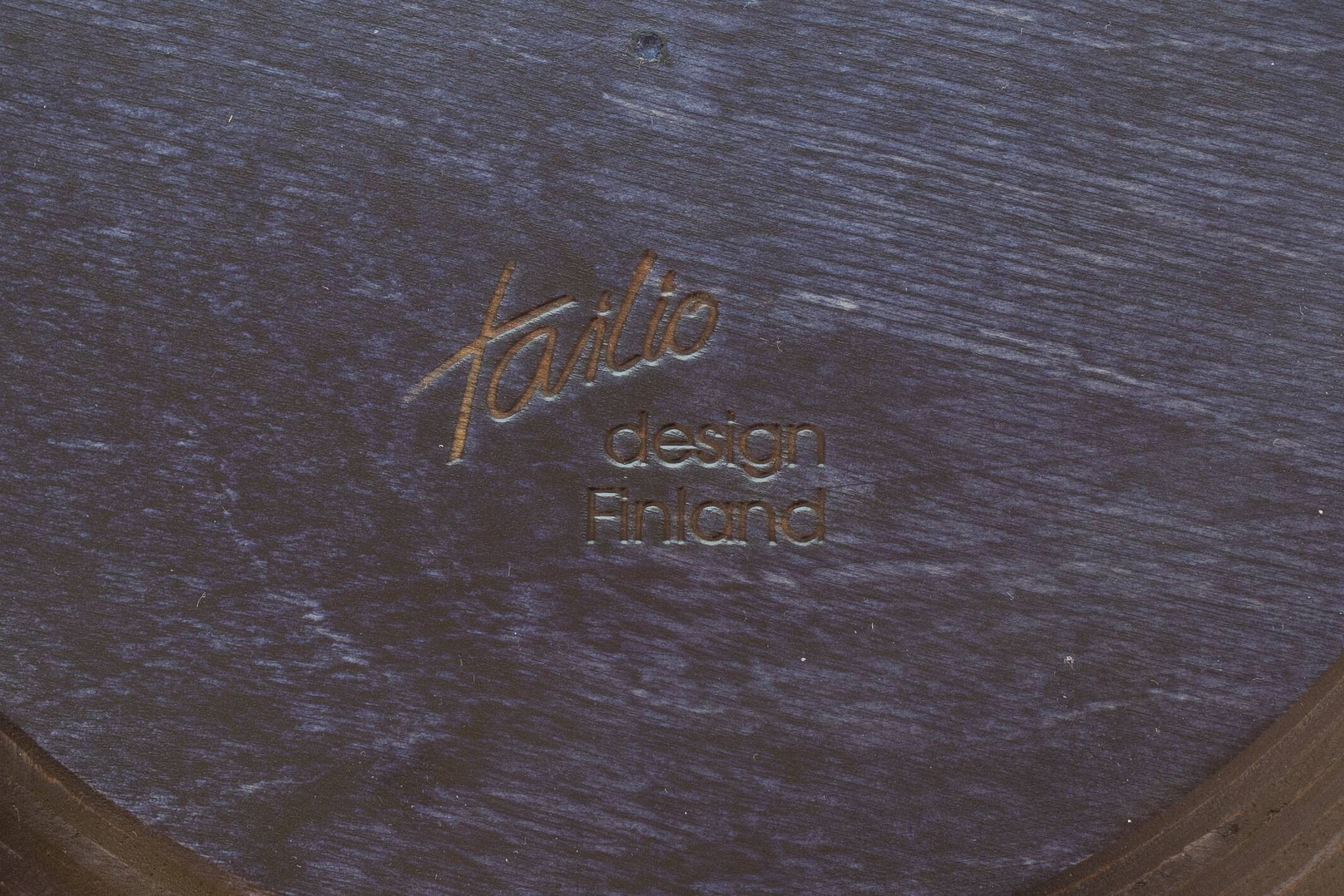 Plat en bois Tailio Design Finland années 1970