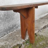 Old oak farmhouse bench