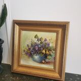 Tableau bouquet de fleurs CADIOU