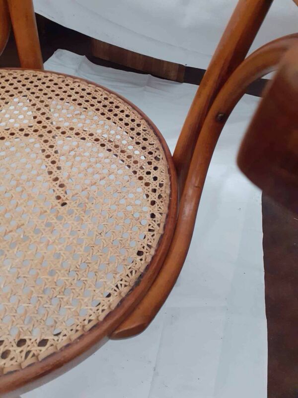Fauteuil canné, marque thonet