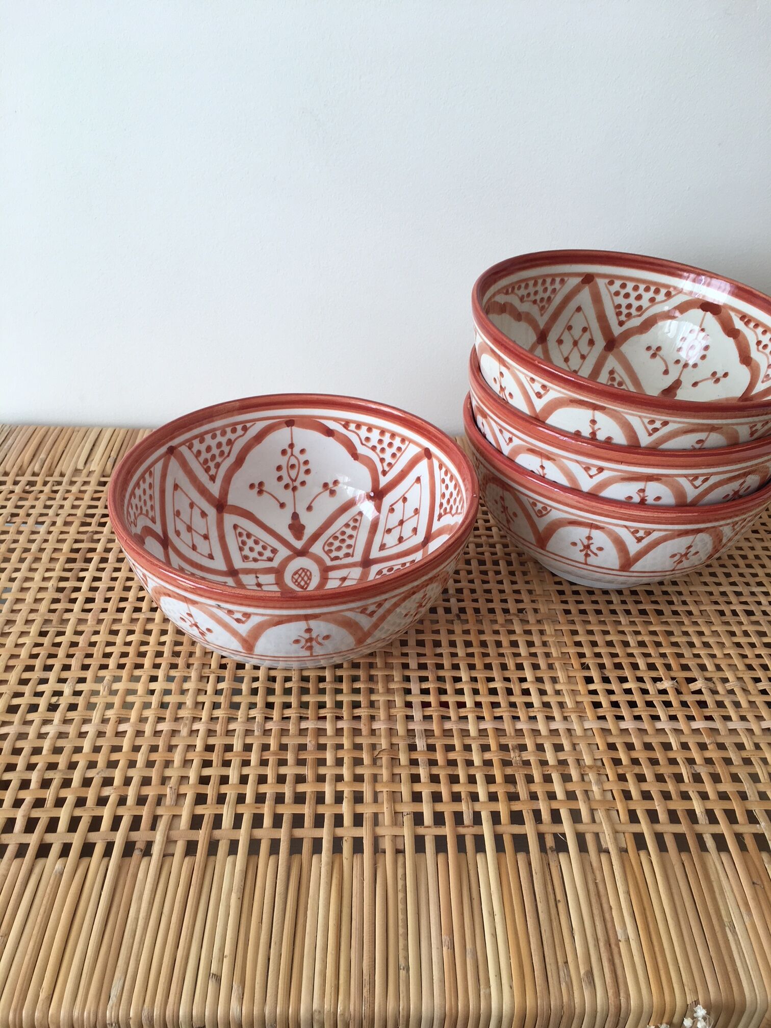 Bos / Moroccan ceramic saladiers terracota