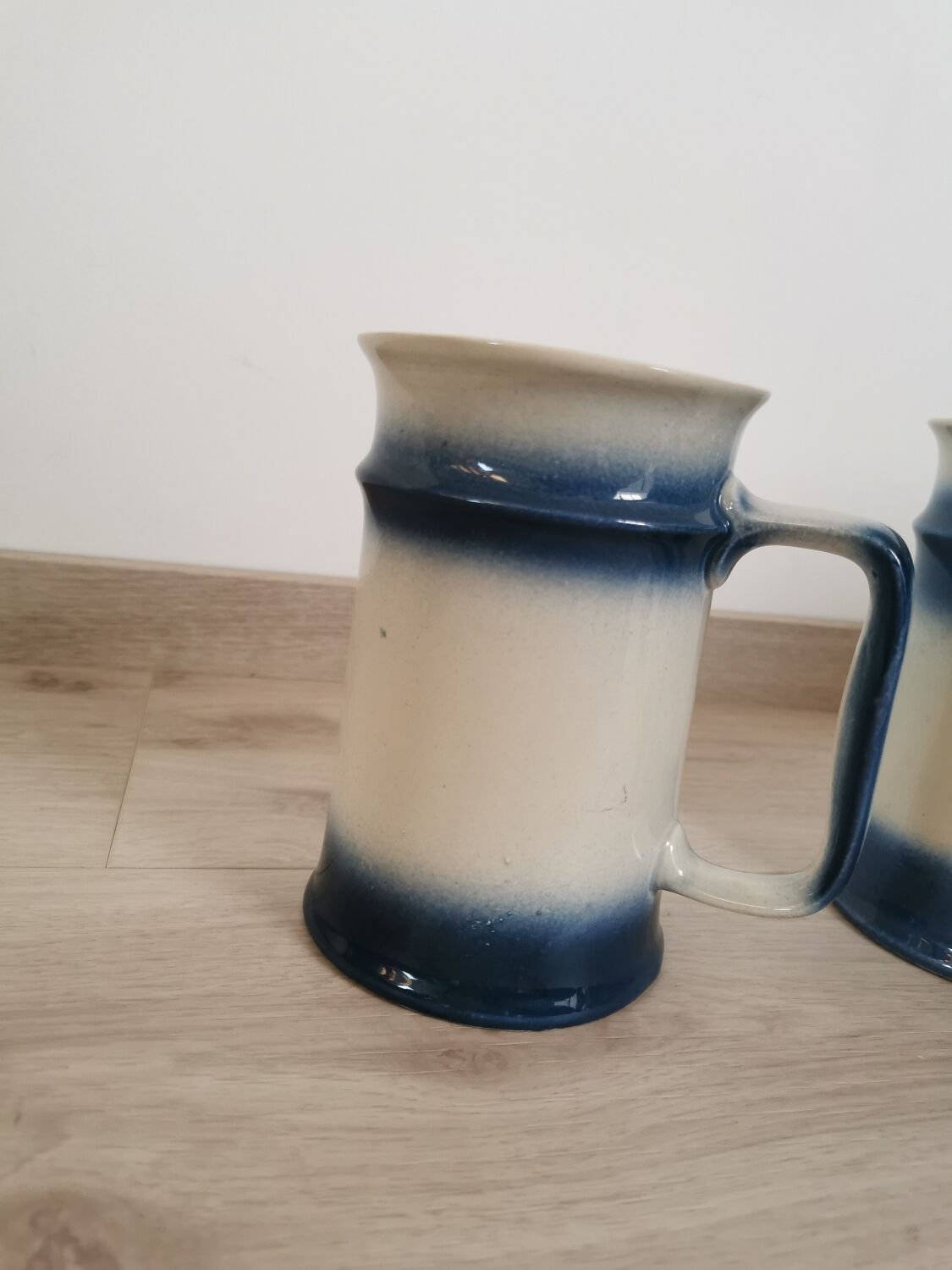 Blue Irish handles/mugs
