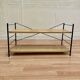 Étagère modulable métal et bois design scandinave 1960.