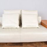 Italian Leather Sofa from Giorgetti, 1980s.