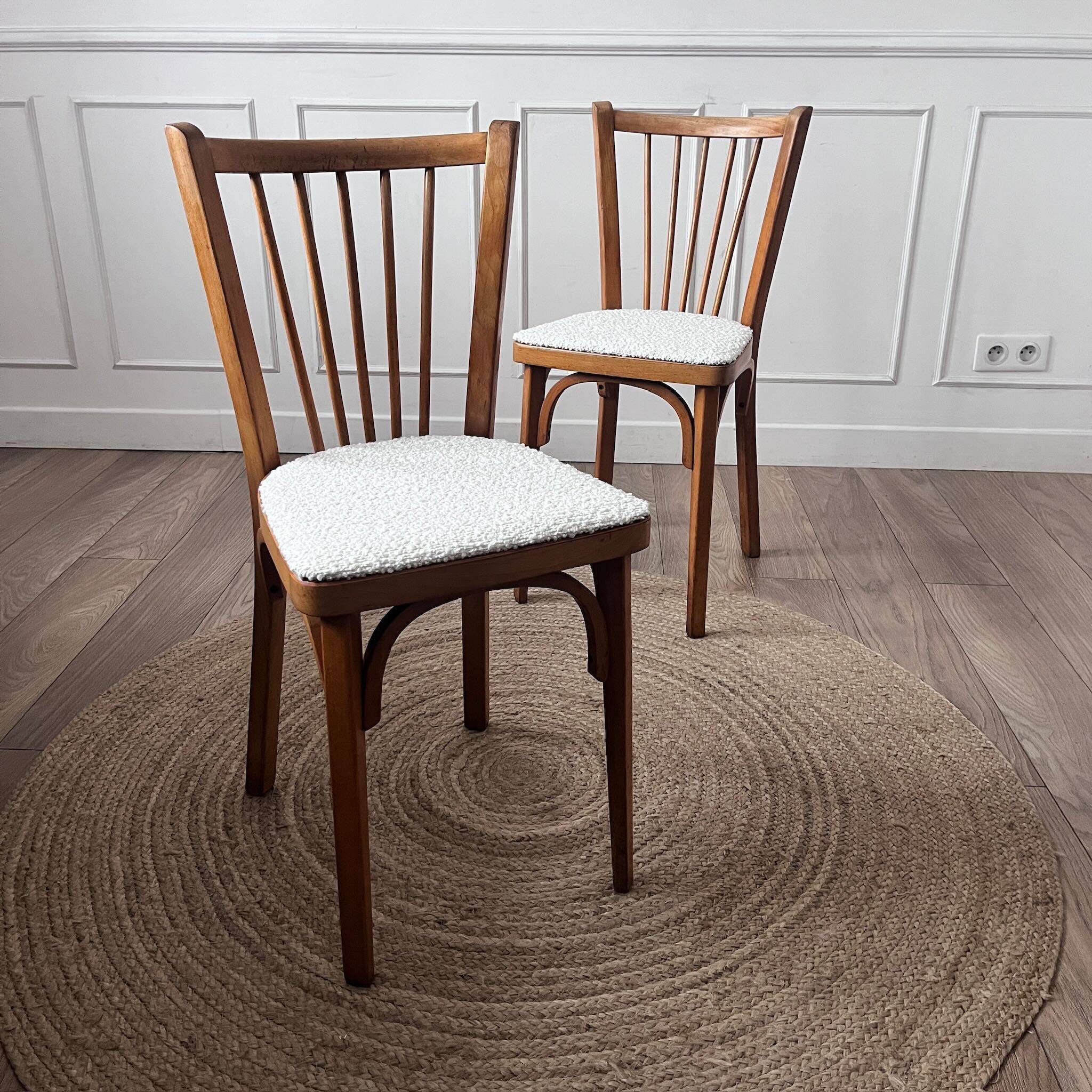 Paire de chaises bistrot Baumann