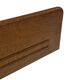 Vintage book shelf wall rack 1970s wood minimalist design