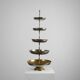 Large 19th‑Century Silvered Étagère or Serving Stand, France