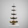Large 19th‑Century Silvered Étagère or Serving Stand, France