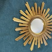 Miroir soleil œil de sorcière vintage années 1960