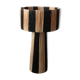 Lamppost in Raphia fine black natural style