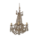 Chandelier pendants and garlands to 6 lights around 1900
