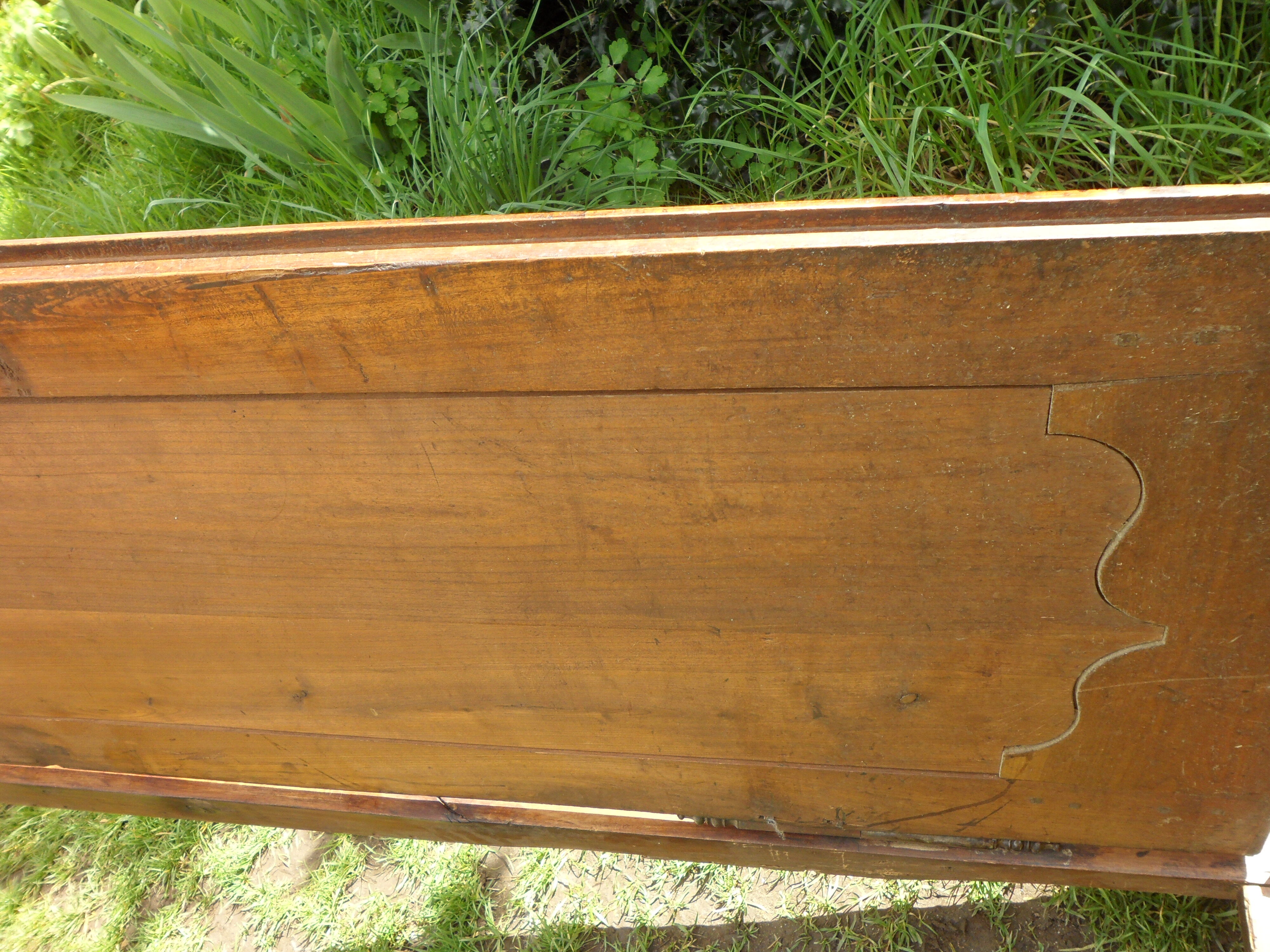 Old cabinet door with framing