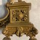 Pair of bronze Napoleon III andirons