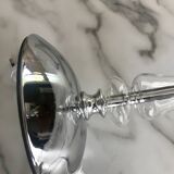 Translucent candle holder lamp base