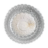 Plafonnier rond en verre ciselé