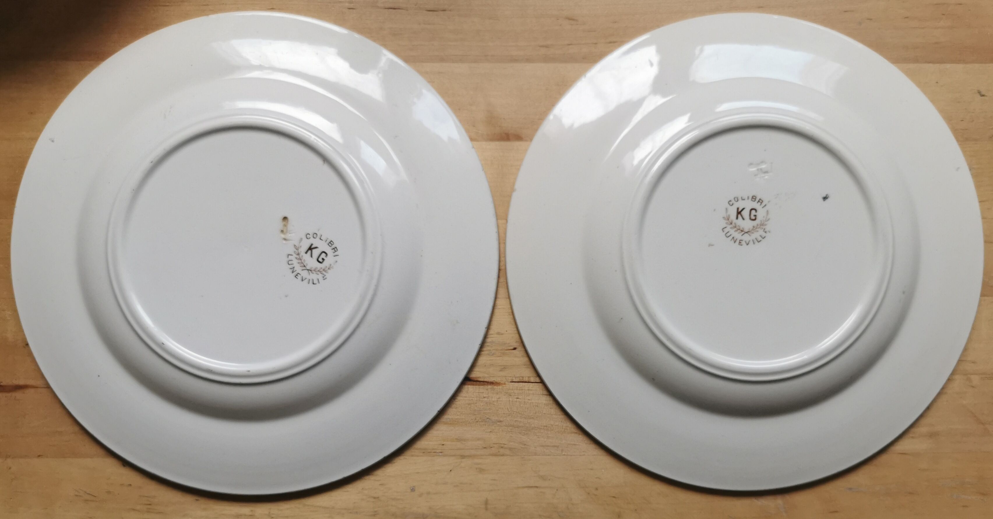 Lot of 8 Colibri luneville plates