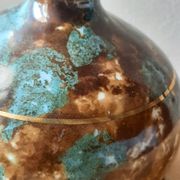 Vase soliflore en porcelaine de Limoges émaillée