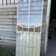 Old Art Nouveau workshop door – Steel & Wood – 1900