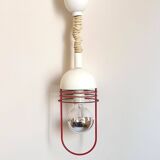 White and red 60s rise and fall suspension