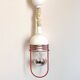 White and red 60s rise and fall suspension