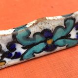 6 glazed ceramic knife rests from Nabeul, Atelier el-Kharraz.