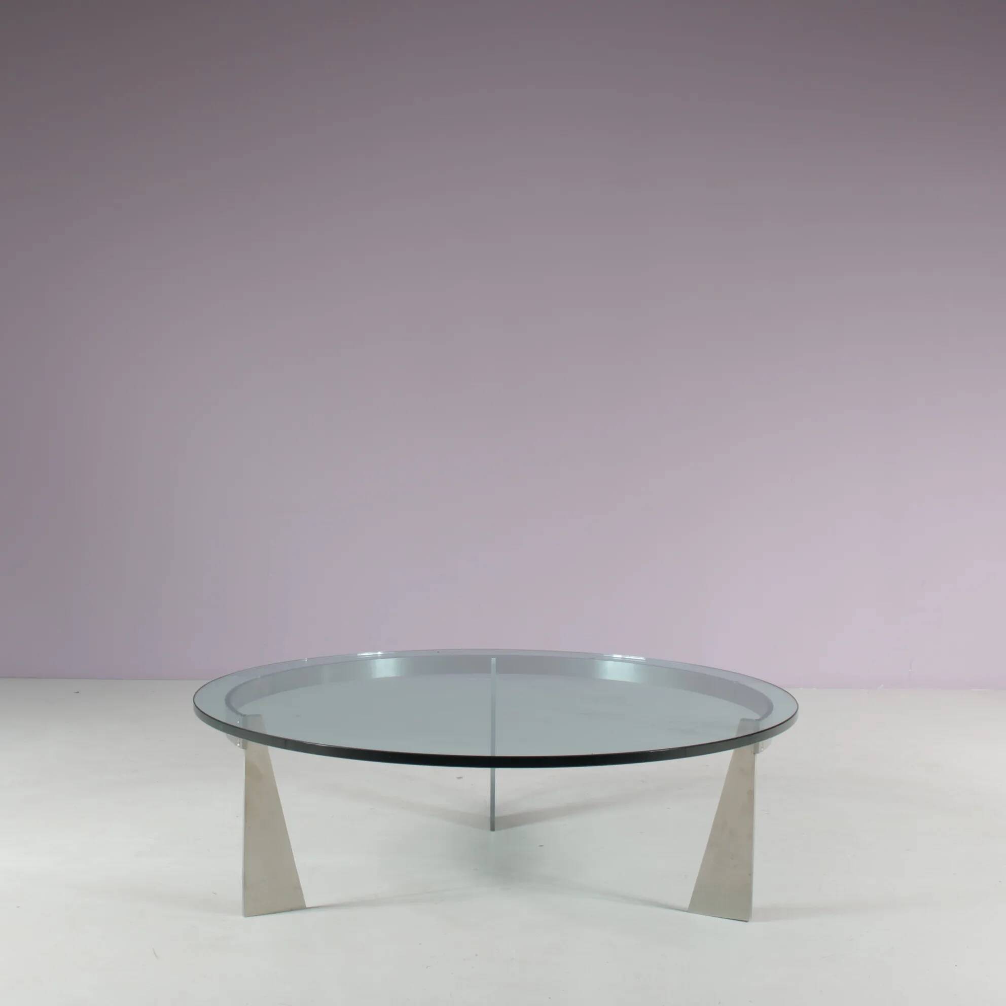 1980s “G3” coffee table by Jus van Beek for Metaform, Netherlands