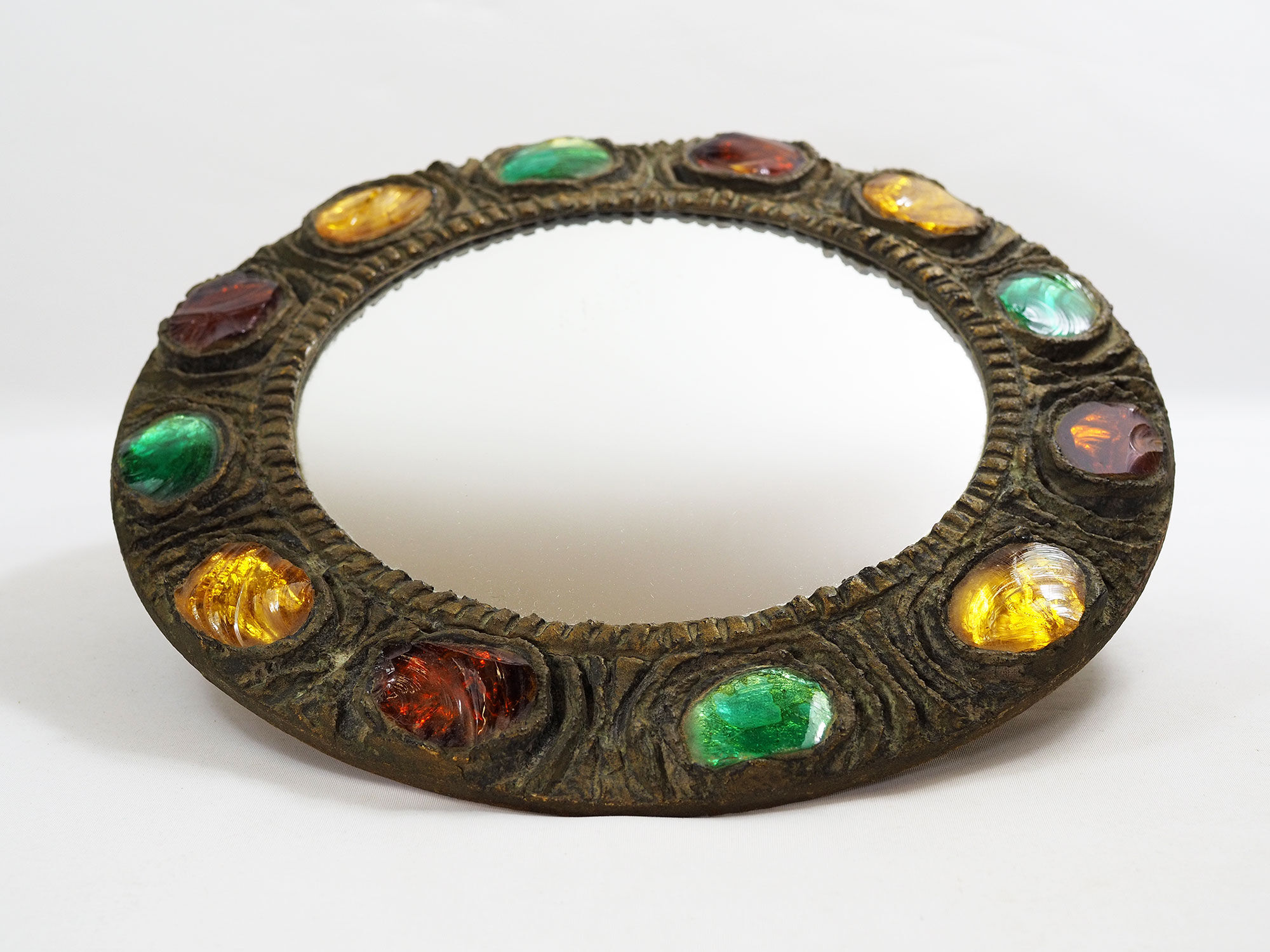 Murano "Creaciones Gobesso" Mirrors In Style of Line Vautrin