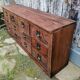Meuble de métier en bois avec tiroirs