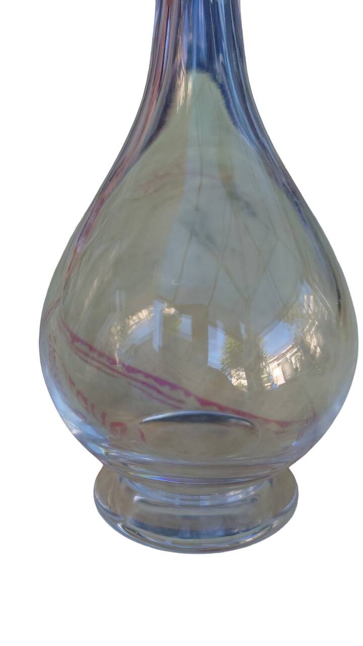 baccara liqueur carafe margaux model signed cap and carafe