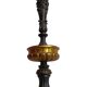 Victorian lustre in gilded and patinated bronze, Belle Époque ~1880