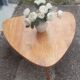 Scandinavian style coffee table with 3 legs