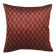 Burgundy and orange Kachin cushion cover (RIDA)