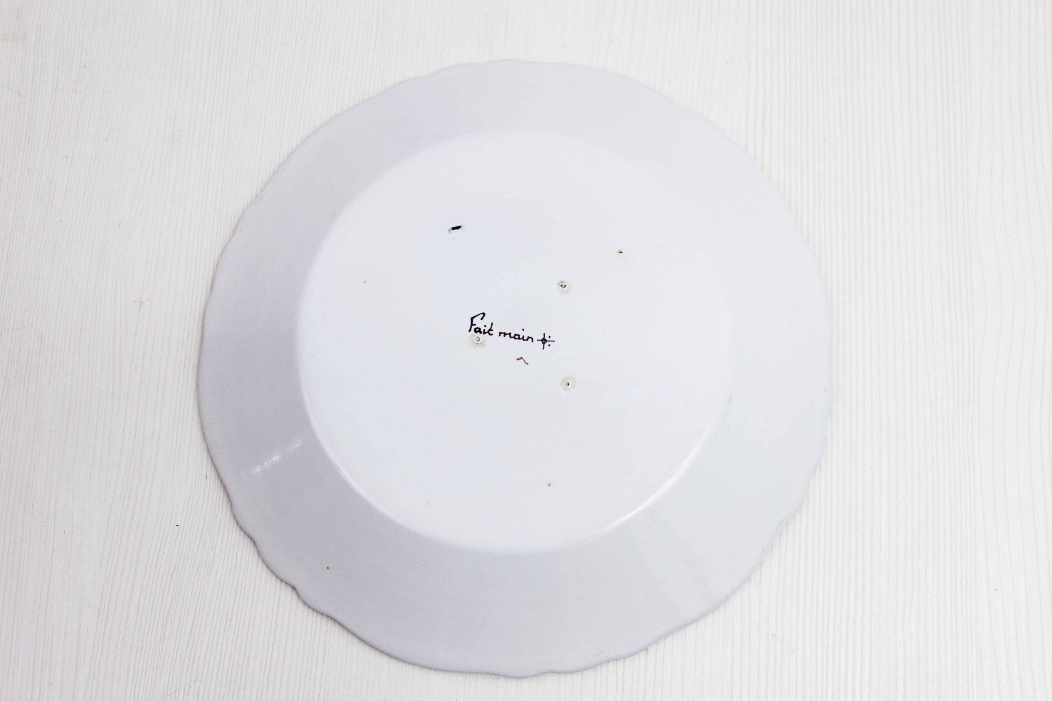 Revolution decorative plate in Nevers earthenware