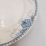 12 assiettes Terre de Fer U&C Sarreguemines