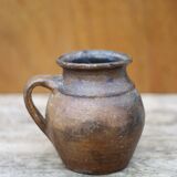 vintage handle pot, spoon pot, vintage pottery, kitchen, flower pot, interior decor