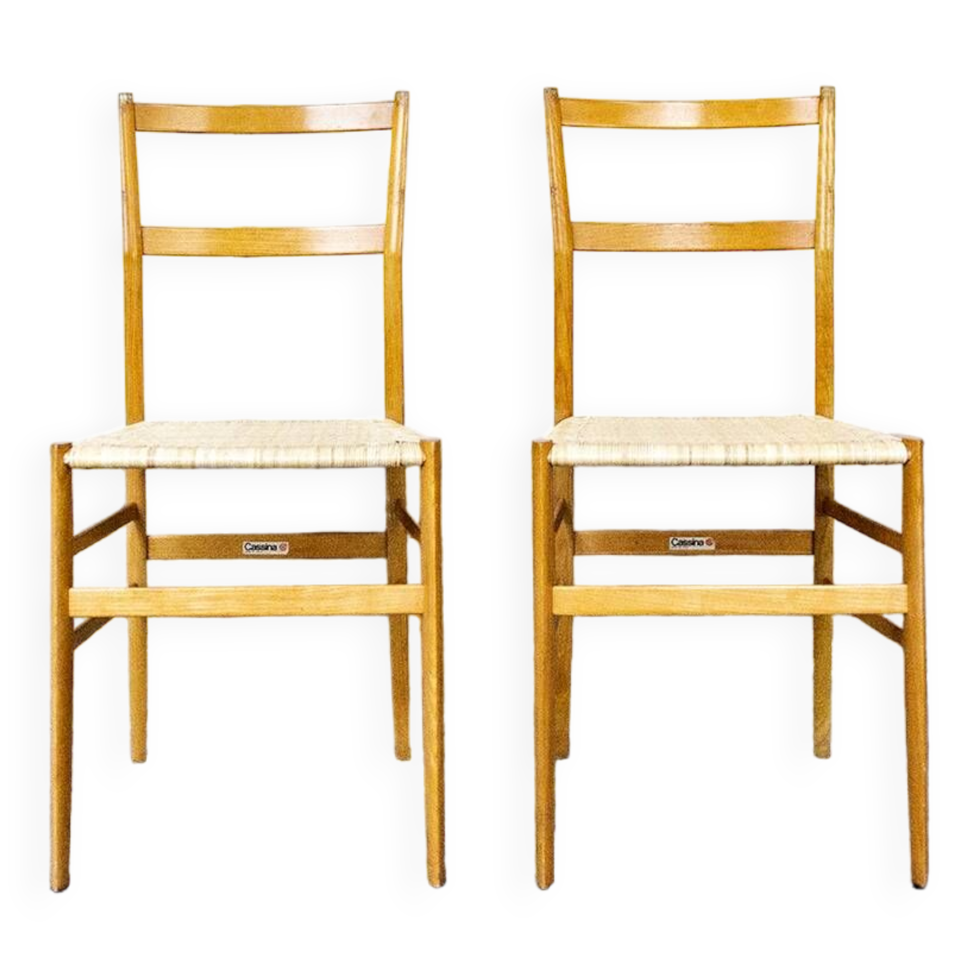 Sedie Superleggera di Gio Ponti per Cassina, Italia anni '70