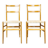 Sedie Superleggera di Gio Ponti per Cassina, Italia anni '70