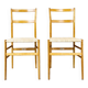 Sedie Superleggera di Gio Ponti per Cassina, Italia anni '70