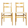 Sedie Superleggera di Gio Ponti per Cassina, Italia anni '70