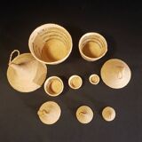 Small woven nesting baskets