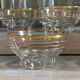 6 coupes à champagne anciennes en verre