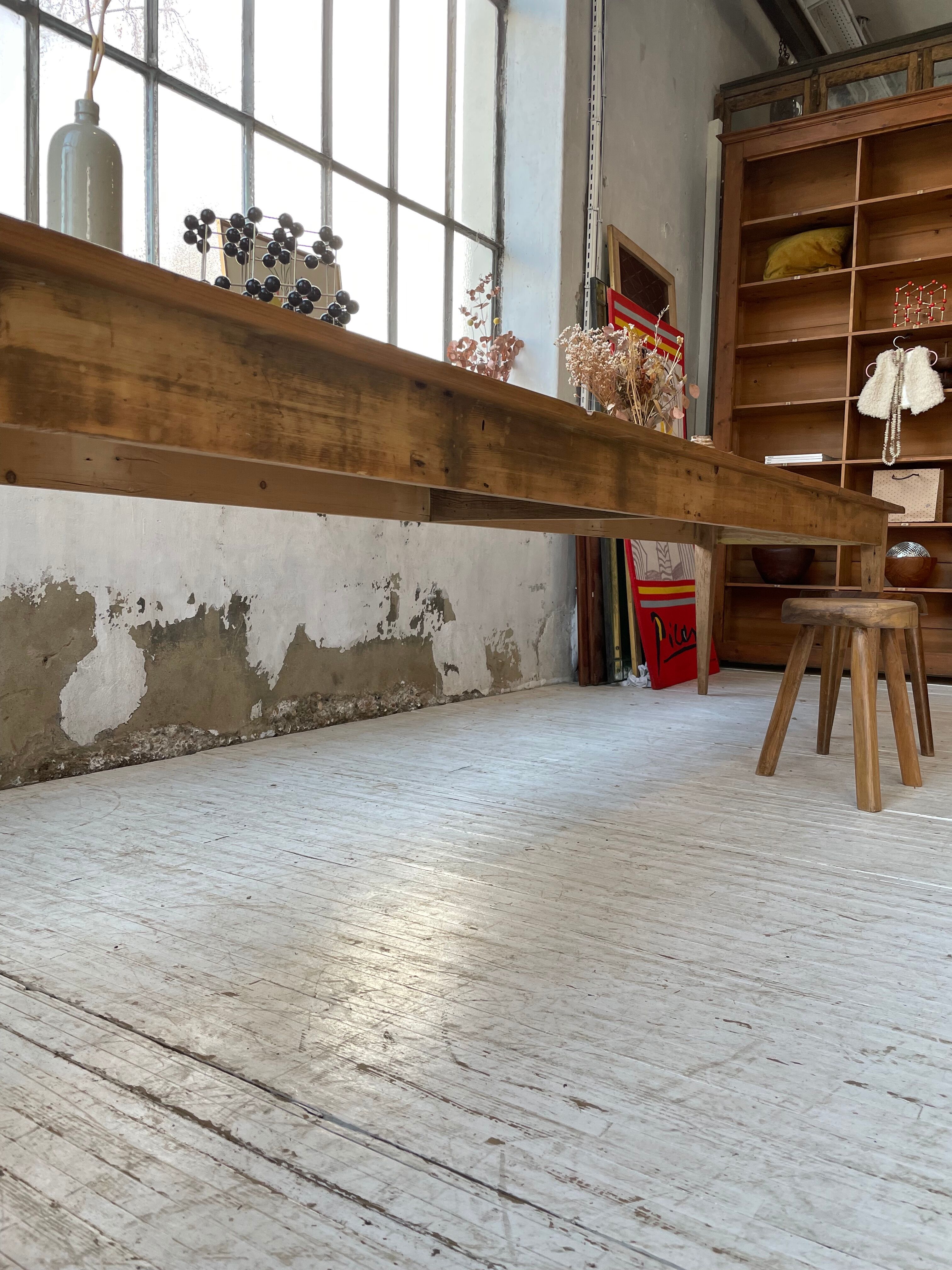 Farmhouse table beech pine XL 4m