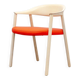 Pedrali Héra 2865 chair, ash / orange