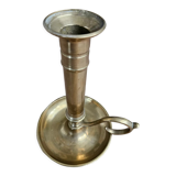Hand candlestick with brass fitter