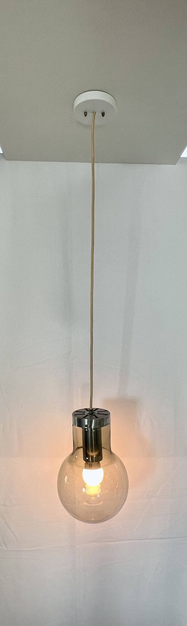 Small Maxi Bulb pendant light by F. Ligtelijn for Raak, Netherlands 60's