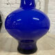 Vase vintage en pâte de verre bicolore